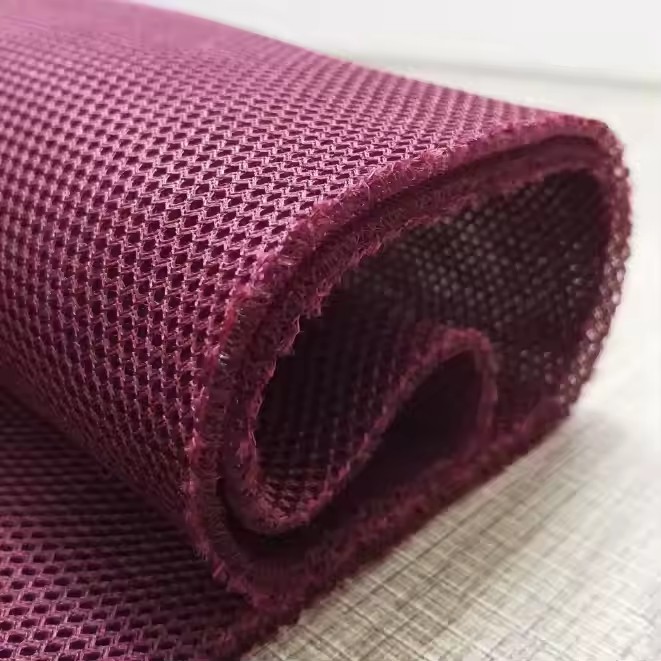 100%涤纶180gsm 3D针织三明治网布 箱包运动服坐垫面料 3D网布