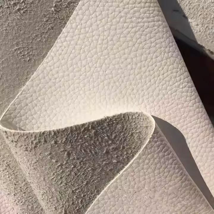 批发耐用压花荔枝图案超细纤维皮革用于汽车座椅套内饰使用