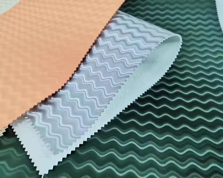 中国工厂高品质新款设计 PU 皮革时尚鞋人造革