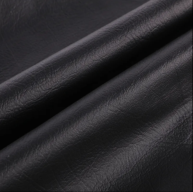 黑色真皮斜躺沙发