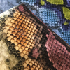 Luxury Feel PVC Leather na may Snake Skin Design