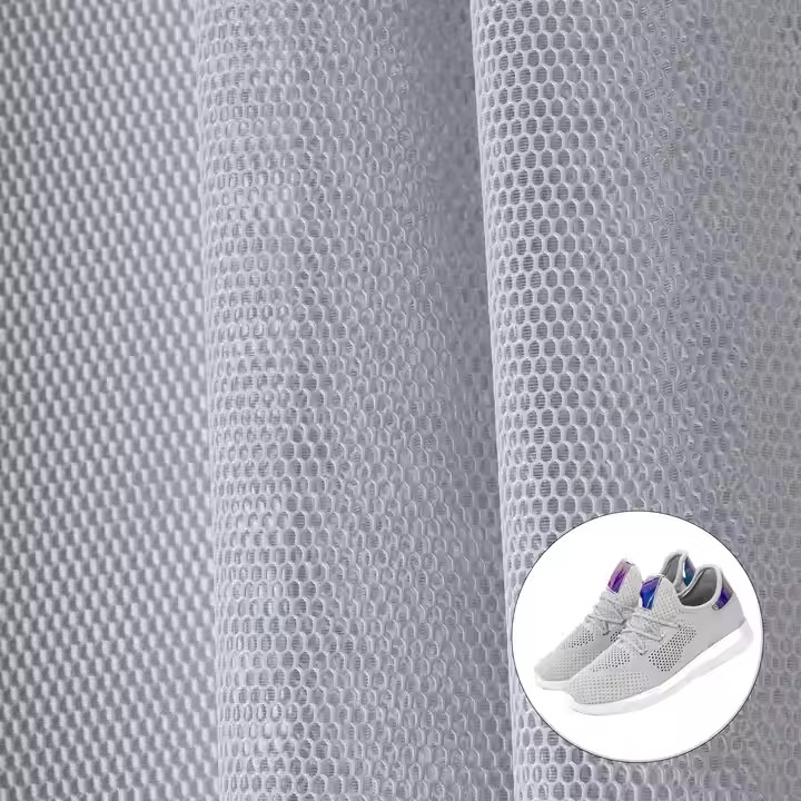 Tejido 3D multicolor personalizado de f&aacute;brica tejido de malla de capa de aire 100% poli&eacute;ster para fabricar sillas y zapatos para asientos de autom&oacute;vil