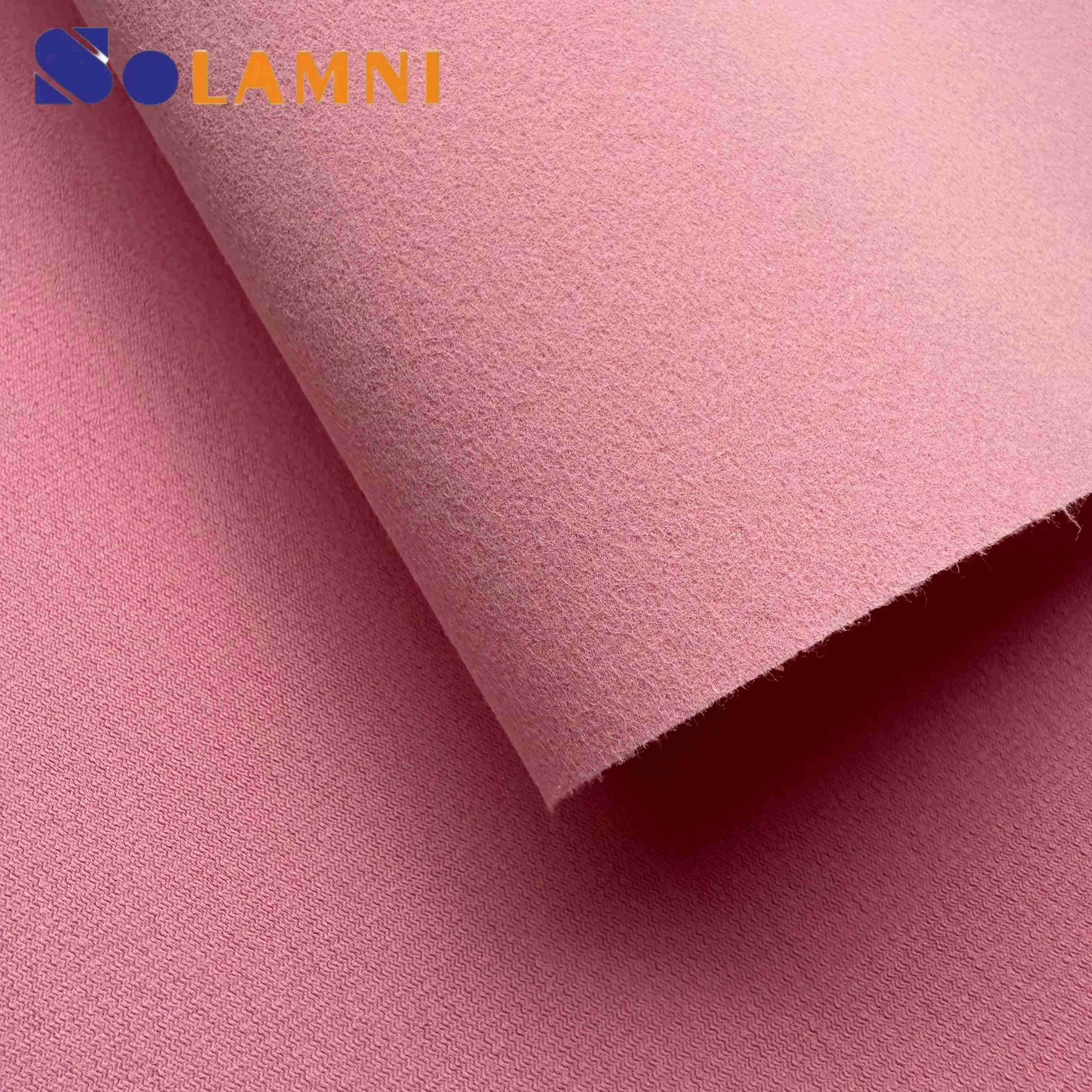 Eco-Friendly 1.2mm Faux Suede Leather, Breathable Material para sa lining ng sapatos