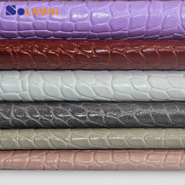 Pelle di coccodrillo sintetica sintetica in PVC