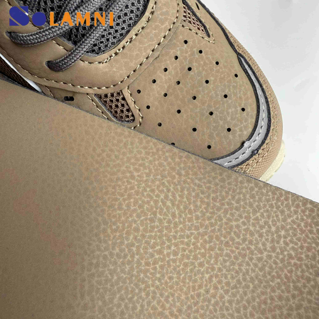 Kulit Sintetis PU Tekstur Premium UM34 untuk Sepatu