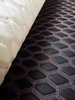 Custom Car Leather 3D Diamond Custom Quilted Leather Faux Leather for bilpolstring med broderi og svamp