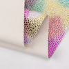 Rainbow Shining Bue Farge Tekstur Preget 1,0 mm PVC Syntetisk L&aelig;r Produkt for Sofa Bag Belte Stoff