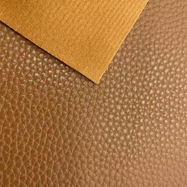 Durabilă, moale, 1,45 mm, piele PVC ieftină, țesătură din vinil, role din piele artificială, piele PVC pentru genți de m&acirc;nă