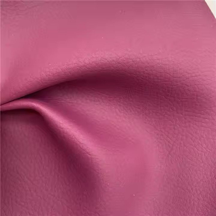 Gro&szlig;handel 1,2 mm Litschi-Muster Pu-Mikrofaser-Wildleder-Sofa-Autopolster-Kunstleder