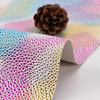 Rainbow Shining Bue Farge Tekstur Preget 1,0 mm PVC Syntetisk L&aelig;r Produkt for Sofa Bag Belte Stoff