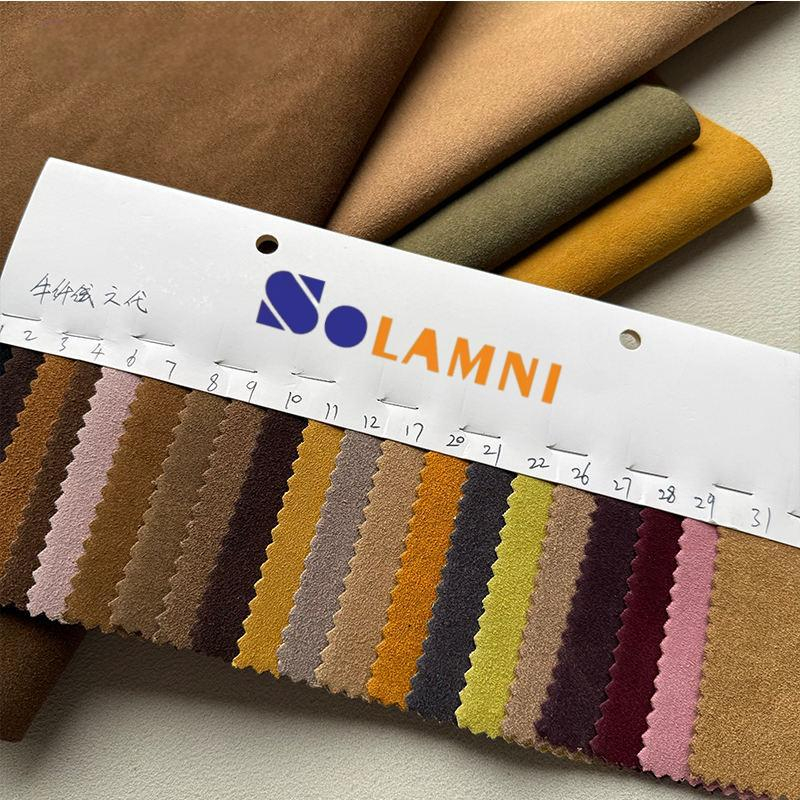 牛皮丝绒PU仿麂皮