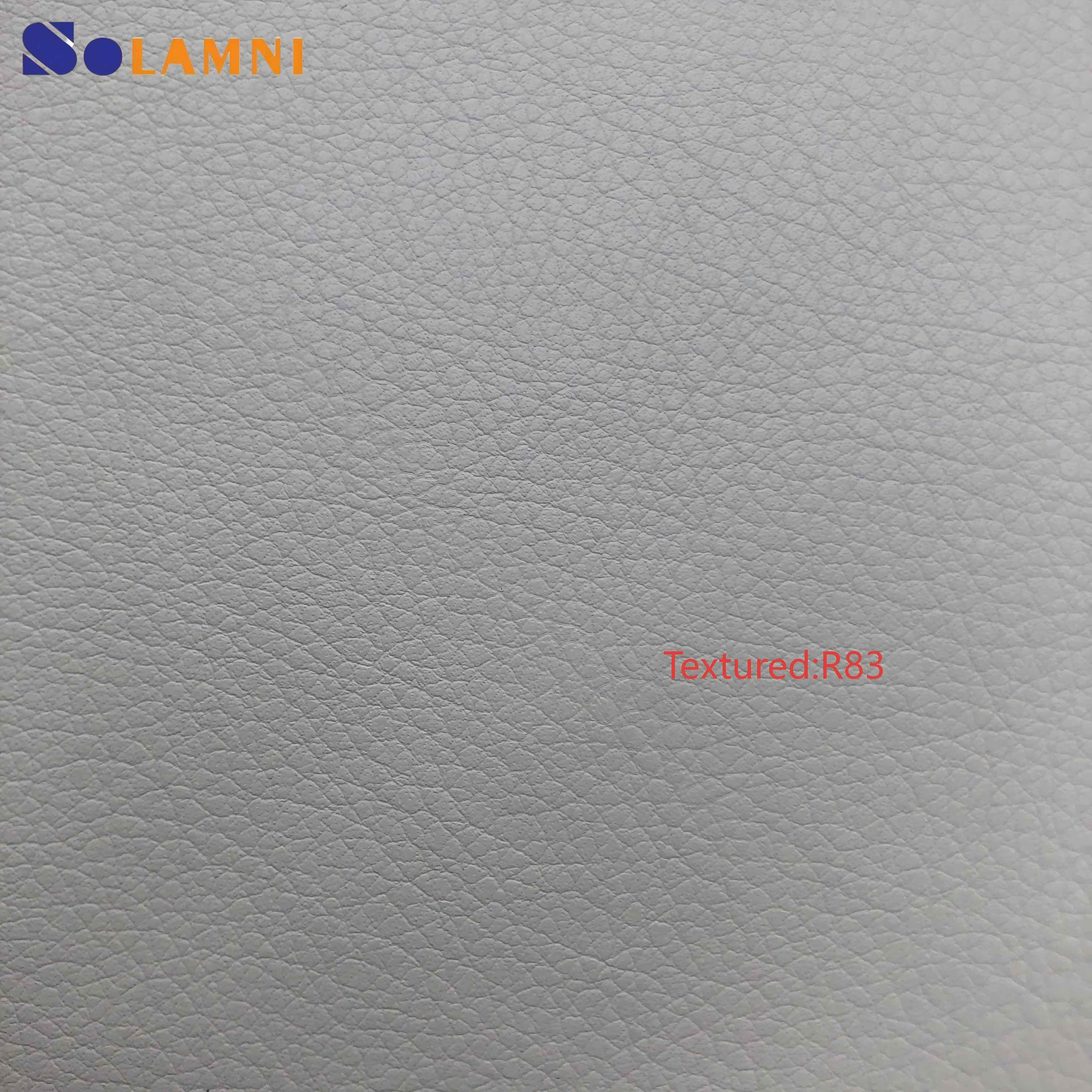  De-kalidad na R83 Textured PU Synthetic Leather Fabric
