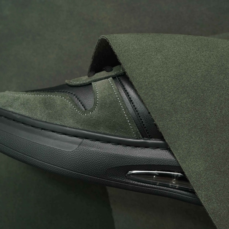 皮革运动鞋黑色