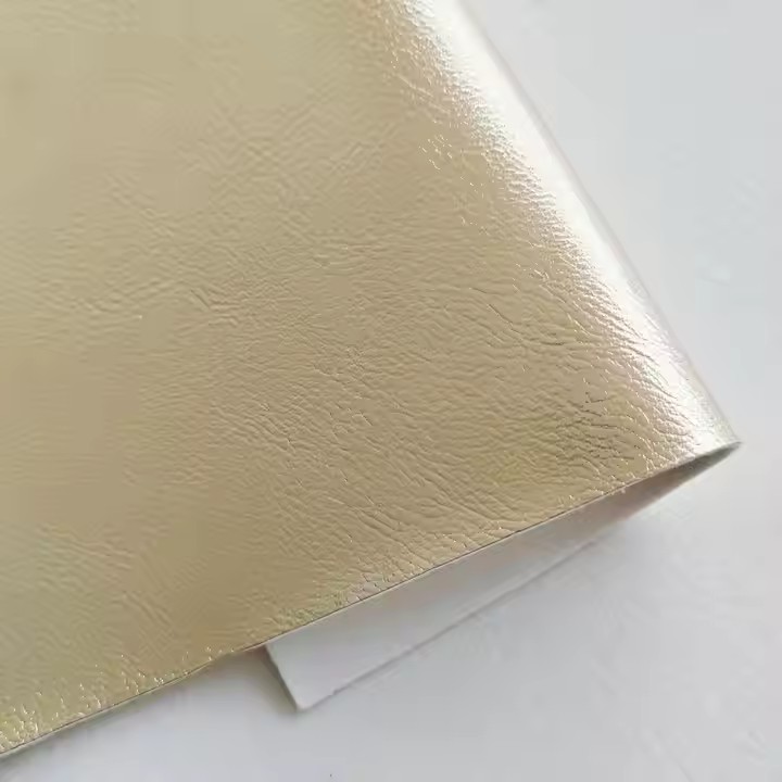 定制PU合成革反光虹彩彩色纳帕皮革面料反光彩虹效果鞋包箔