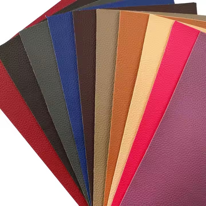 người b&aacute;n bu&ocirc;n Vải da PU m&agrave;u trơn Vải vải sợi nhỏ Mặt sau l&agrave;m m&agrave;u tối