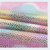 Rainbow Shining Bue Farge Tekstur Preget 1,0 mm PVC Syntetisk L&aelig;r Produkt for Sofa Bag Belte Stoff
