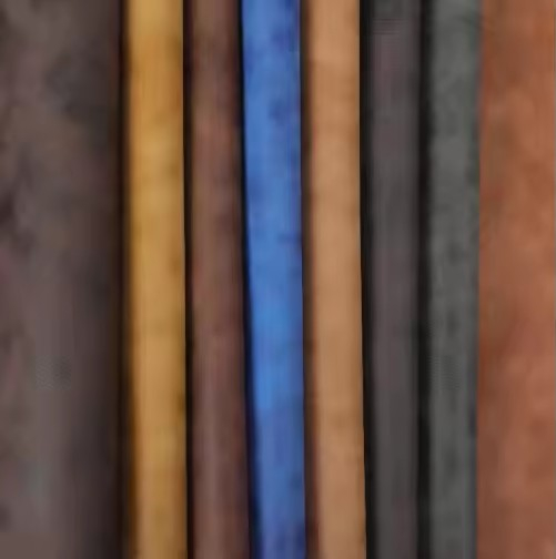 仿棉PU牛巴革合成面料