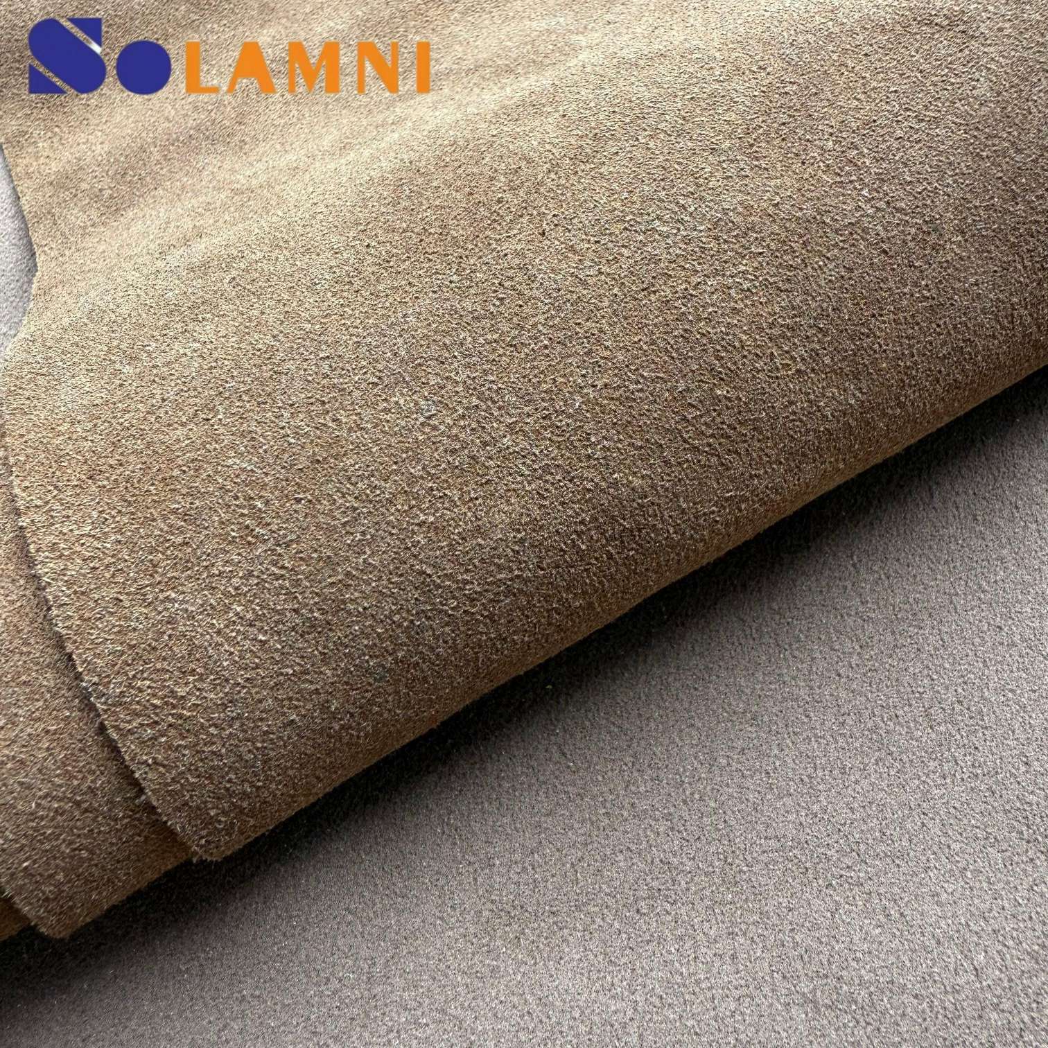 牛皮丝绒PU仿麂皮