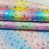 彩虹反光PVC漆皮