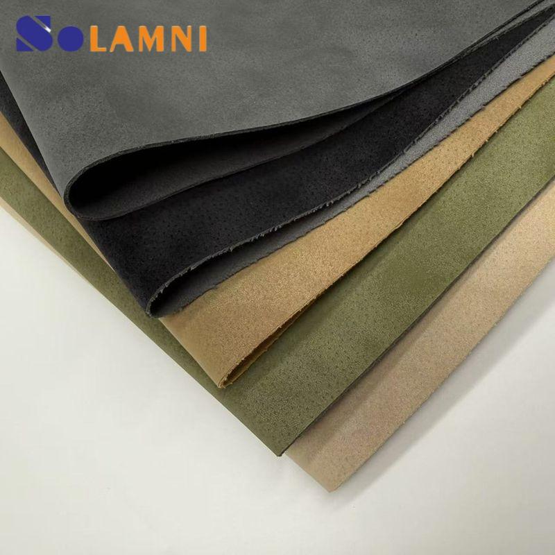 猪皮纹仿PU绒面革