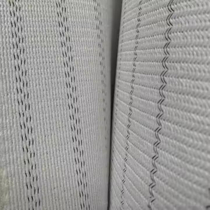 批发热销1.5毫米双针缝粘合无纺布条纹鞋垫板