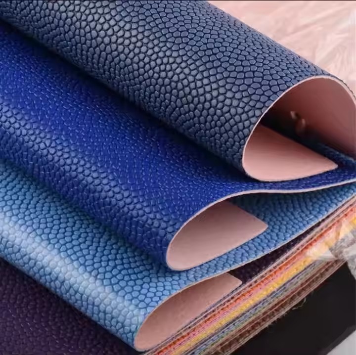 1.5毫米防水PU合成皮革球印花防滑点状图案防霉篮球皮革无纺材料