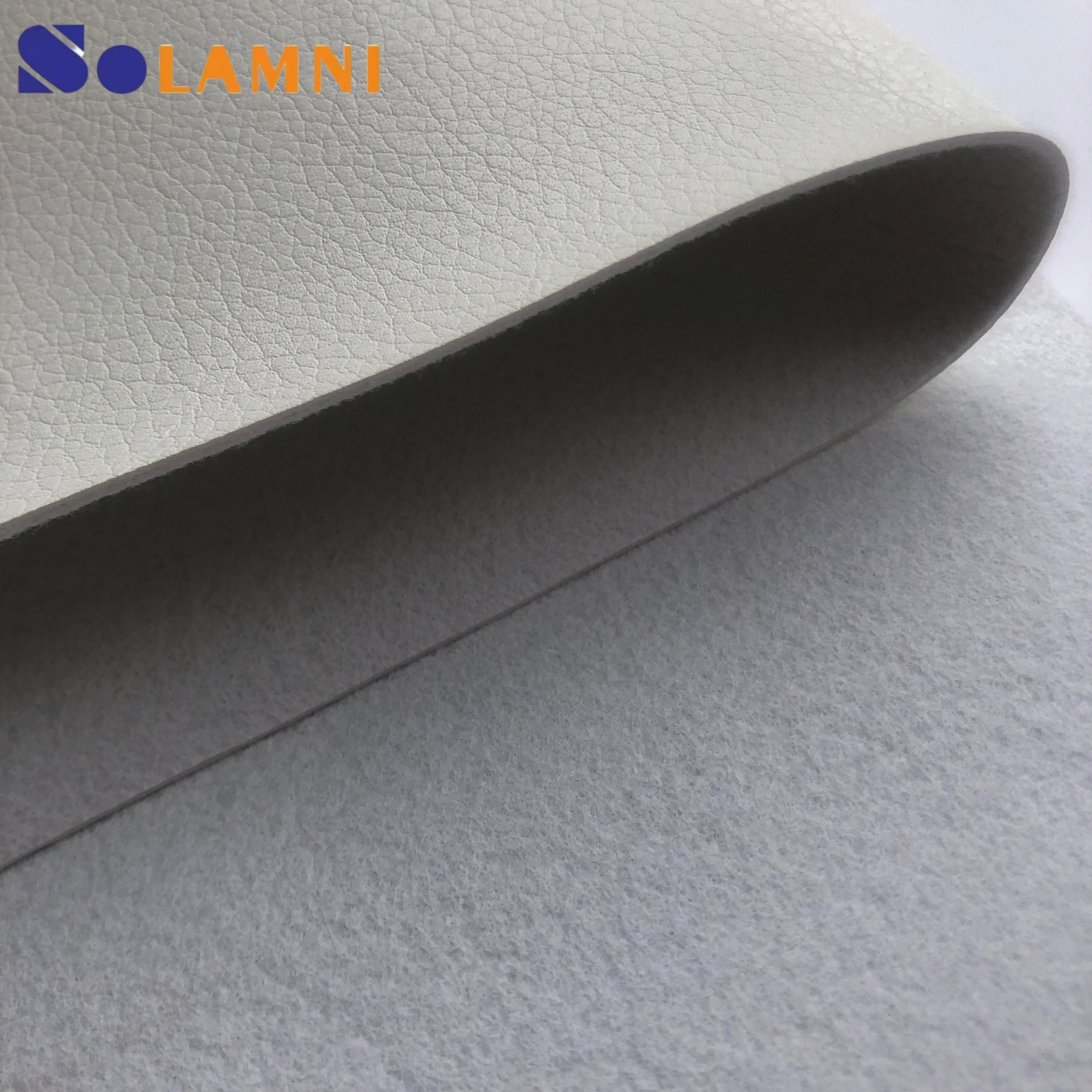  De-kalidad na R83 Textured PU Synthetic Leather Fabric