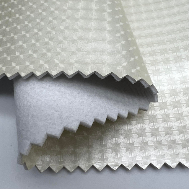 水晶设计足球PU合成革 