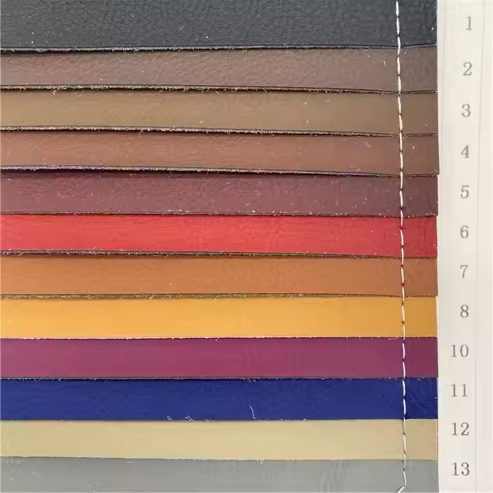 Gro&szlig;handel 1,2 mm Litschi-Muster Pu-Mikrofaser-Wildleder-Sofa-Autopolster-Kunstleder