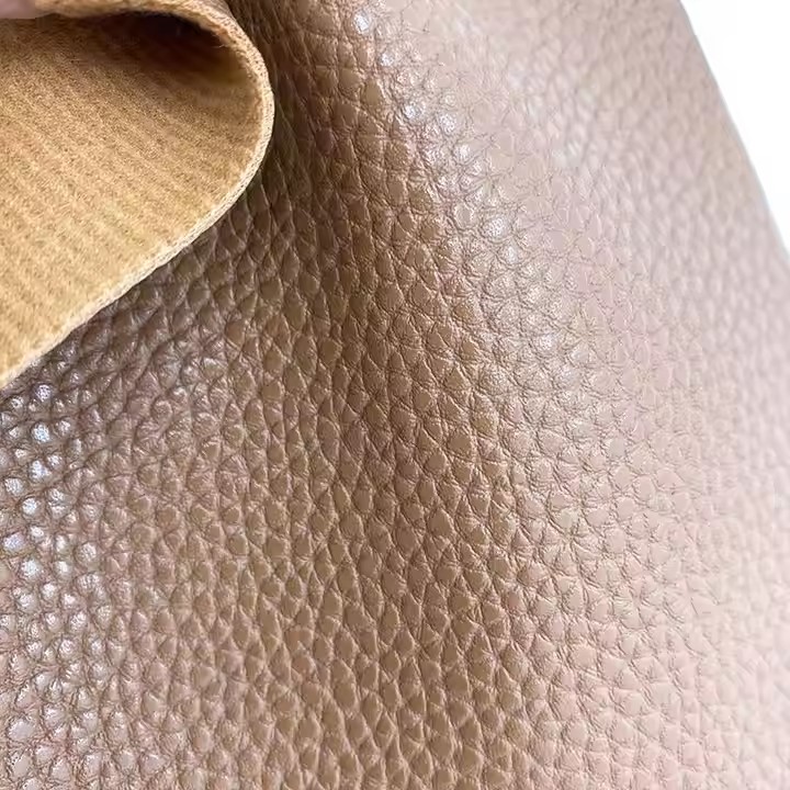 Durabilă, moale, 1,45 mm, piele PVC ieftină, țesătură din vinil, role din piele artificială, piele PVC pentru genți de m&acirc;nă