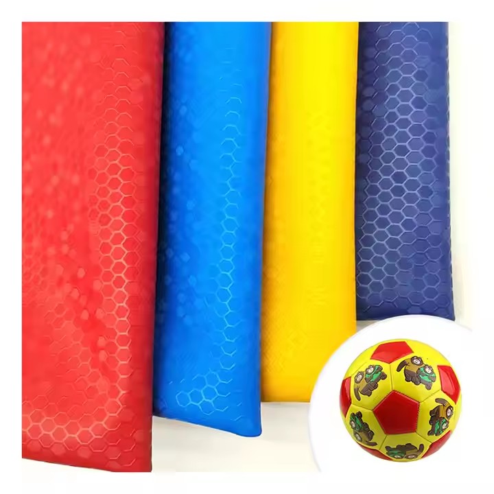 Manufacturer Anti-Slip Customized 3D Quality Roll Materials Leather PU para sa Football
