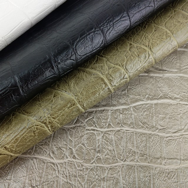 PU仿鳄鱼皮面料