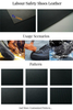 Propesyonal na Sapatos na Pangkaligtasan na PU Microfiber Leather