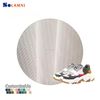 100% პოლიესტერი 3D Spacer Air Layer Sandwich Mesh Fabricპოლიესტერის ბადის ქსოვილი სარბენი ფეხსაცმლისთვის