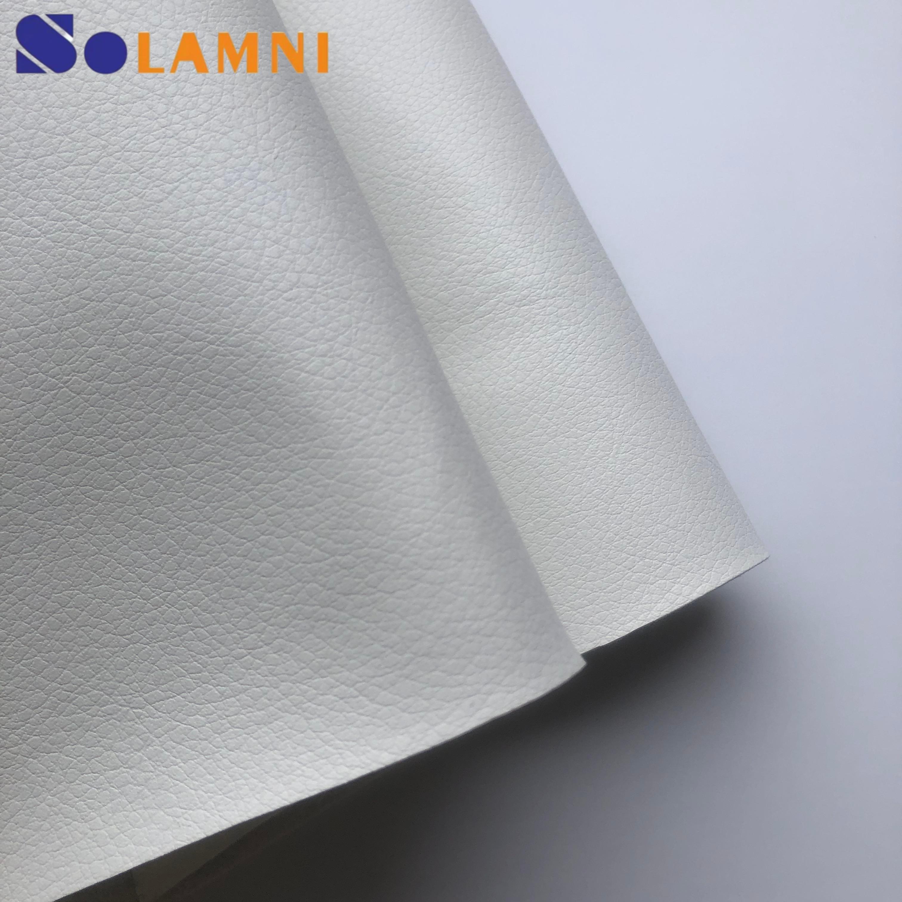  De-kalidad na R83 Textured PU Synthetic Leather Fabric