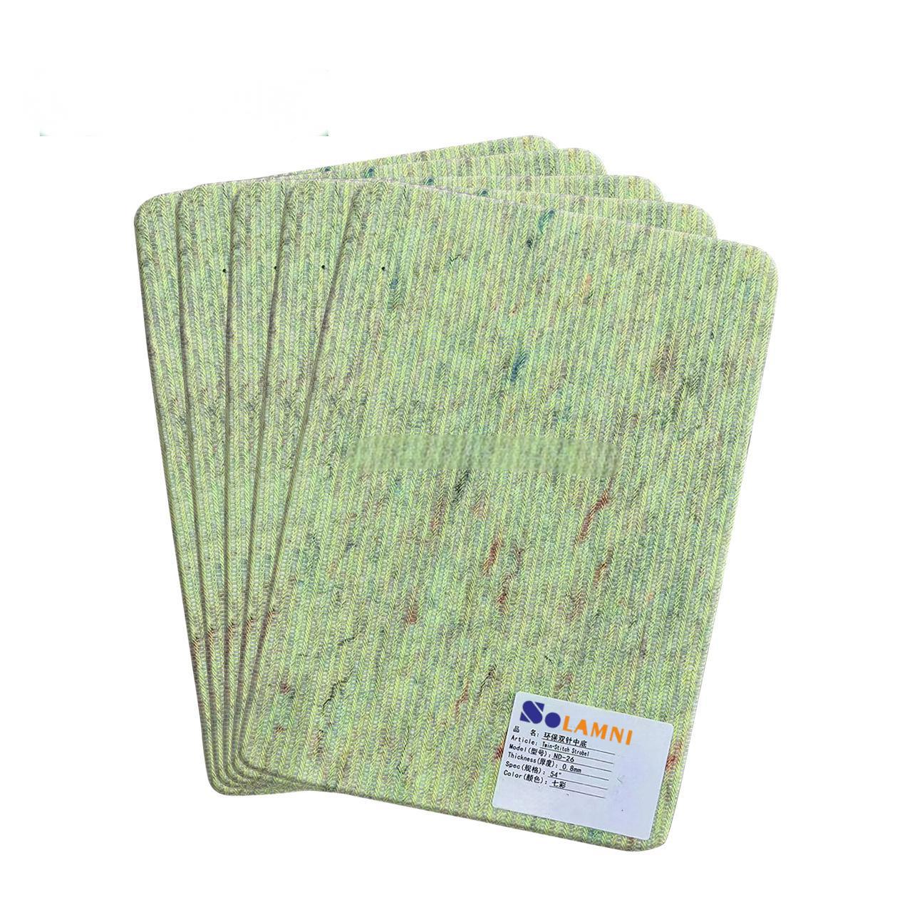 耐用的 Strober 双弹力无纺布鞋垫板材料