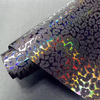 &Ccedil;anta Yapımı i&ccedil;in &ouml;zelleştirilmiş Holografik Pu Deri Leopar Baskı Kumaş