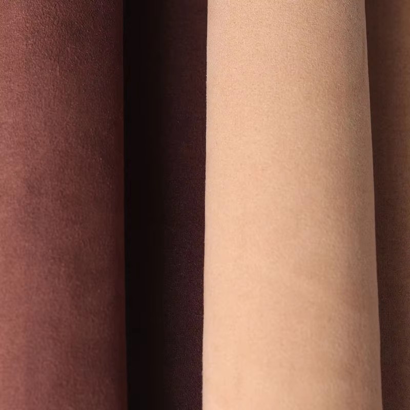 快速交货 1.2 毫米纳帕设计超细纤维皮革鞋材