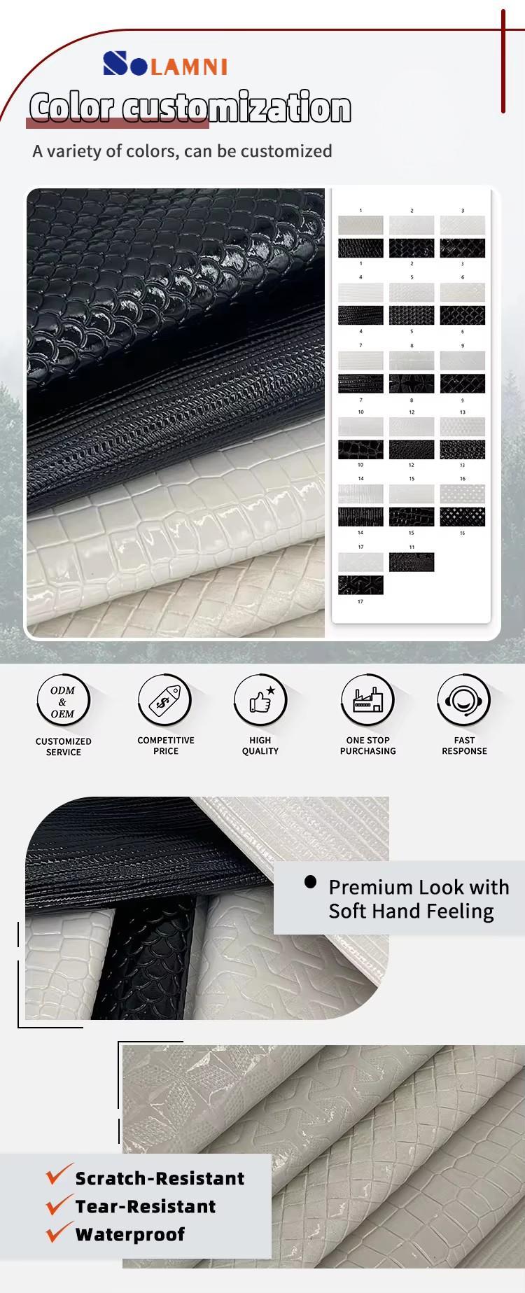 &Ccedil;anta telefon i&ccedil;in &ouml;zelleştirilmiş PVC Kabartmalı Deri Stili stre&ccedil; &ouml;zelliği