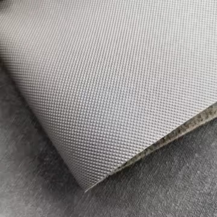 Strapazierf&auml;higstes TPU-Mikrofaserleder mit 100 % Nylon-R&uuml;ckseite f&uuml;r Sicherheitsschuhe