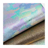 Rainbow Shining Bue Farge Tekstur Preget 1,0 mm PVC Syntetisk L&aelig;r Produkt for Sofa Bag Belte Stoff
